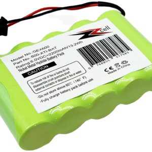 ZZcell® Battery Replacement for GE Interlogix Simon Xti, XTi-5 Alarm Security System 600-XTI-BAT Wireless Control Panel 6V 2200mAh