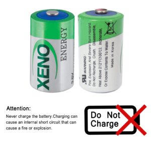 STEPMAX Xeno Energy XL-050F 1/2 AA 3.6V Lithium Battery, Replace Battery for TL-2150 TL-4902 TL-5101 TL-5151 TL-5902 LS14250 (5 Count)