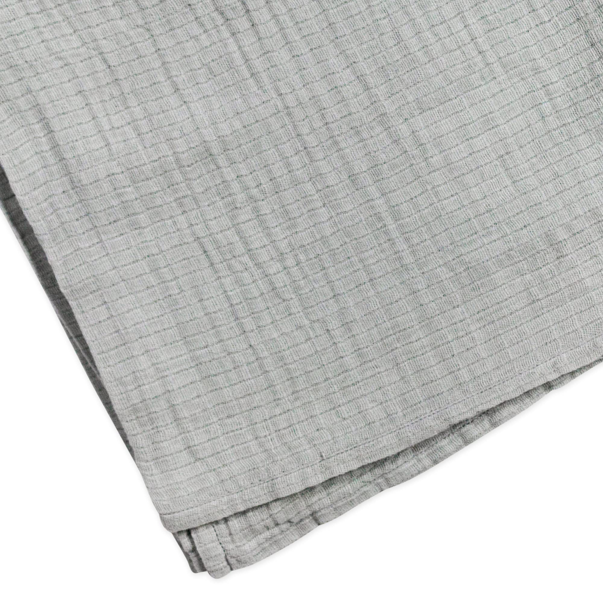 HonestBaby 2-Pack Organic Cotton Swaddle Blankets, Pattern Play/Gray, One Size (A251B)