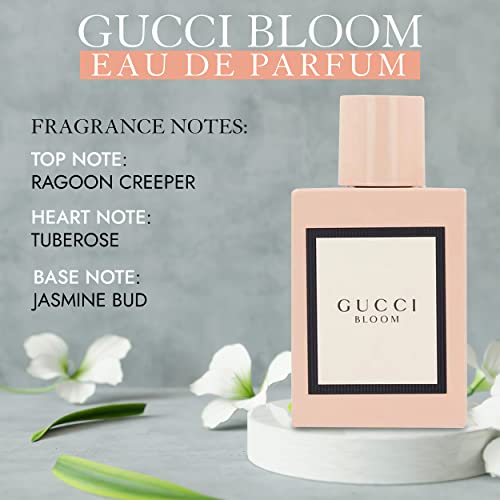 Gucci Bloom Eau De Parfum and Scented Lotion Gift Set Perfume for Women 1.6 oz and Perfumed Lotion for Women 1.6 oz