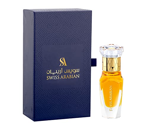 Swiss Arabian Mukhalat El Wahda For Unisex - Luxury Products From Dubai - Long Lasting Personal Perfume Oil - A Seductive, Exceptionally Made, Signature Fragrance - Luxurious Scent Of Arabia - 0.4 Oz