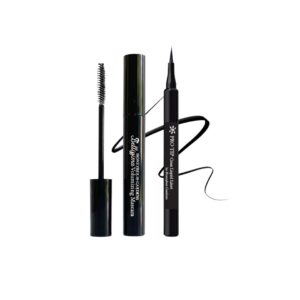 honeybee gardens mascara & liquid liner duo | black