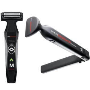 the looking great – balls and back grooming bundle by mangroomer - this bundles contains 2 products: mangroomer professional body groomer & trimmer and the mangroomer professional back hair shaver