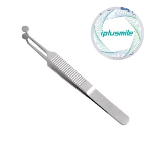 Meibomian Gland Expressor Stainless Steel Eyelid Massage Prevent Excessive Force for Dry Eyes (Round)