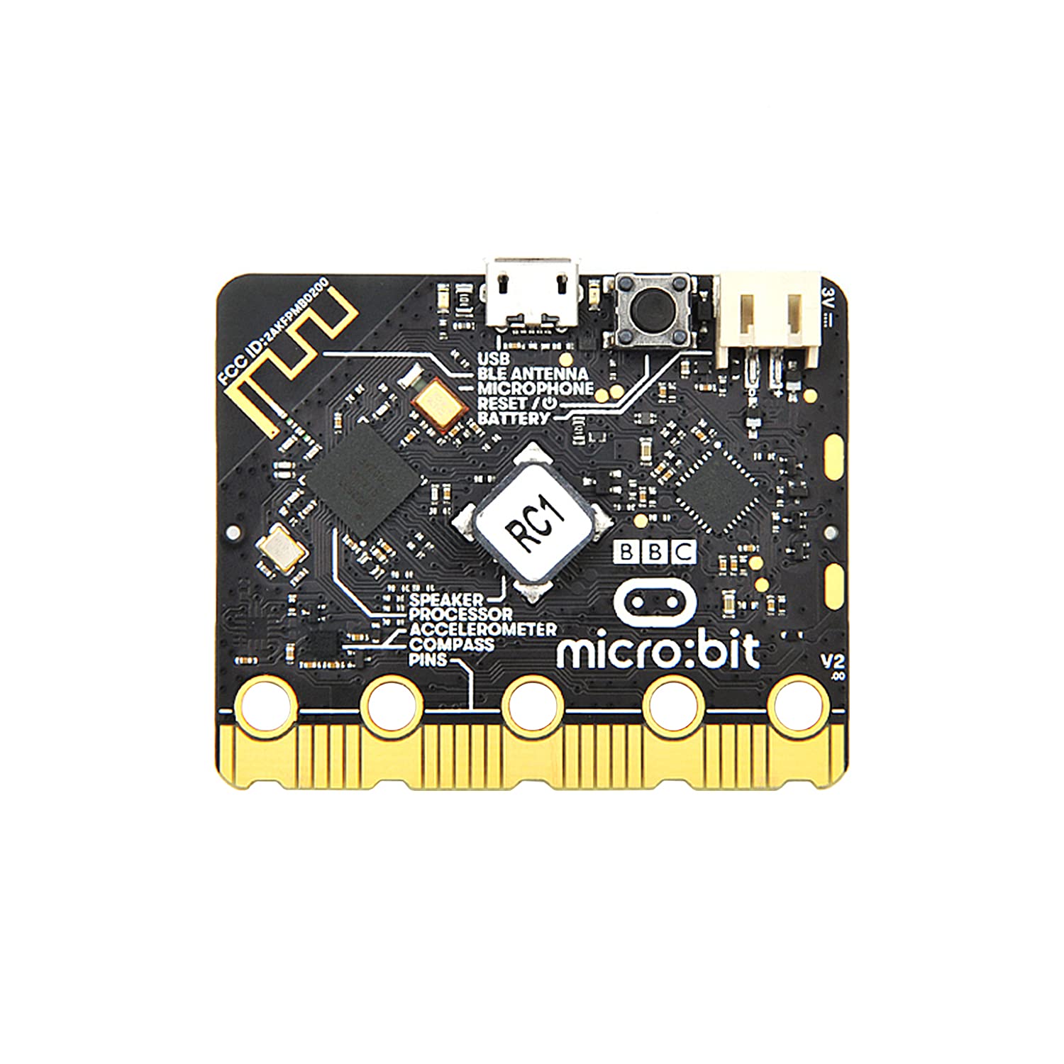 ELECFREAKS BBC Micro:bit V2.2 Board for Coding and Programming(not Include Micro USB Cable and Battery Holder)