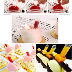 Pack of 50 4ml Transparent Plastic Cupcake Pipettes (Star Shape)