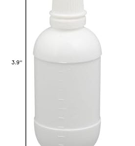 sourcing map PE Plastic Dropping Bottle Squeeze Dropper Storage Container 50ml White