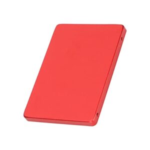 SSD Adapter Enclosure Kit, Aluminum Alloy SSD Adapter Enclosure Stable Durable for Home for Computer for Office Red