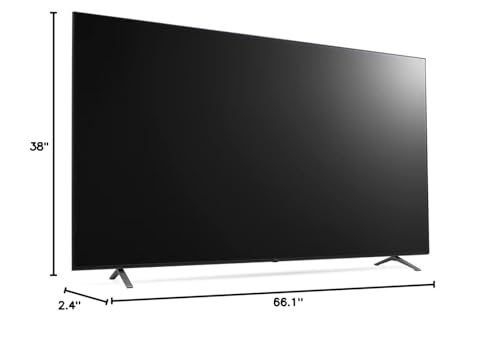 LG 75” 75UR340C9UD UR340C Series UHD Commercial TV with Management Software, Scheduler and Certified Crestron Connected, Black