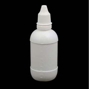 sourcing map PE Plastic Dropping Bottle Squeeze Dropper Storage Container 50ml White