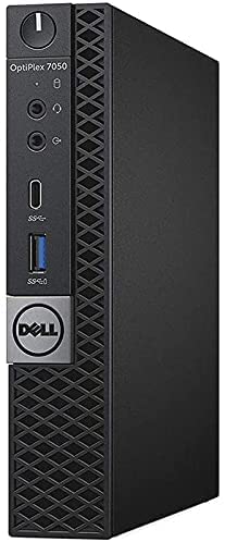 Dell OptiPlex 7050 MFF Intel Core i5-6600T 8GB 128GB Desktop PC Refurbished Window 10 Professional with Keyboard and Mouse (Renewed)