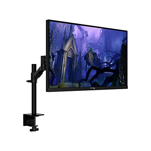 HyperX Armada 27 – Gaming Monitor – 27-inch, QHD (2560x1440), 165Hz Refresh Rate, IPS Panel, 1ms Response Time, NVIDIA® G-SYNC® Compatible, Desk Mount Included - HDMI and Display Port,Black