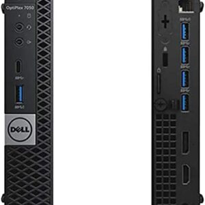 Dell OptiPlex 7050 MFF Intel Core i5-6600T 8GB 128GB Desktop PC Refurbished Window 10 Professional with Keyboard and Mouse (Renewed)