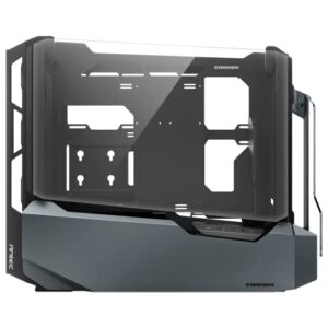 Nautica Antec Supreme Series Cannon, 2 Individual Liquid Cooling Systems, GPU Front & Side Mount, 3 x 360mm Radiators, Type-C & USB3.0, Snap-in Side Panel, Full Tower E-ATX Gaming Case, Black