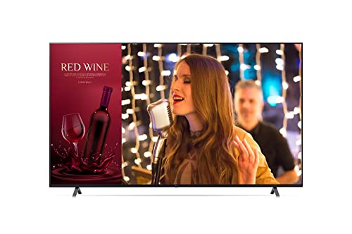 LG 75” 75UR340C9UD UR340C Series UHD Commercial TV with Management Software, Scheduler and Certified Crestron Connected, Black