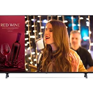 LG 55” UR340C Series UHD Commercial TV with Management Software, Scheduler and Certified Crestron Connected®, Black