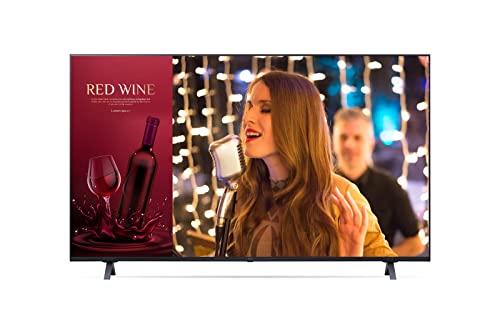 LG 55” UR340C Series UHD Commercial TV with Management Software, Scheduler and Certified Crestron Connected®, Black