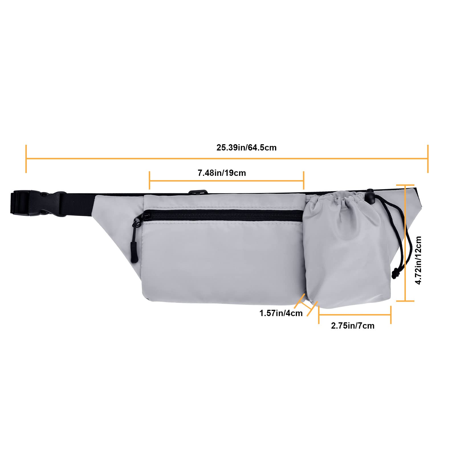 iGuerburn Breast Pump Bag for Medela Freestyle Hands-free and Elvie Stride Breast Pump, Medela Freestyle Flex Fanny Pack Accessories with Adjustable Belt for Working Moms (Grey)