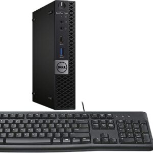 Dell OptiPlex 7050 MFF Intel Core i5-6600T 8GB 128GB Desktop PC Refurbished Window 10 Professional with Keyboard and Mouse (Renewed)