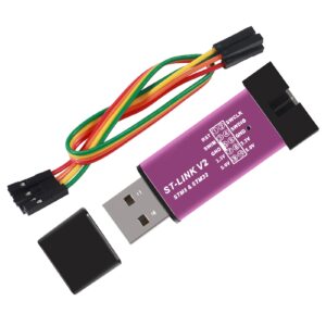 AITRIP 5 PCS ST-Link V2 Emulator Downloader Programmer Support Programming Unit STM8 STM32 (Random Color)