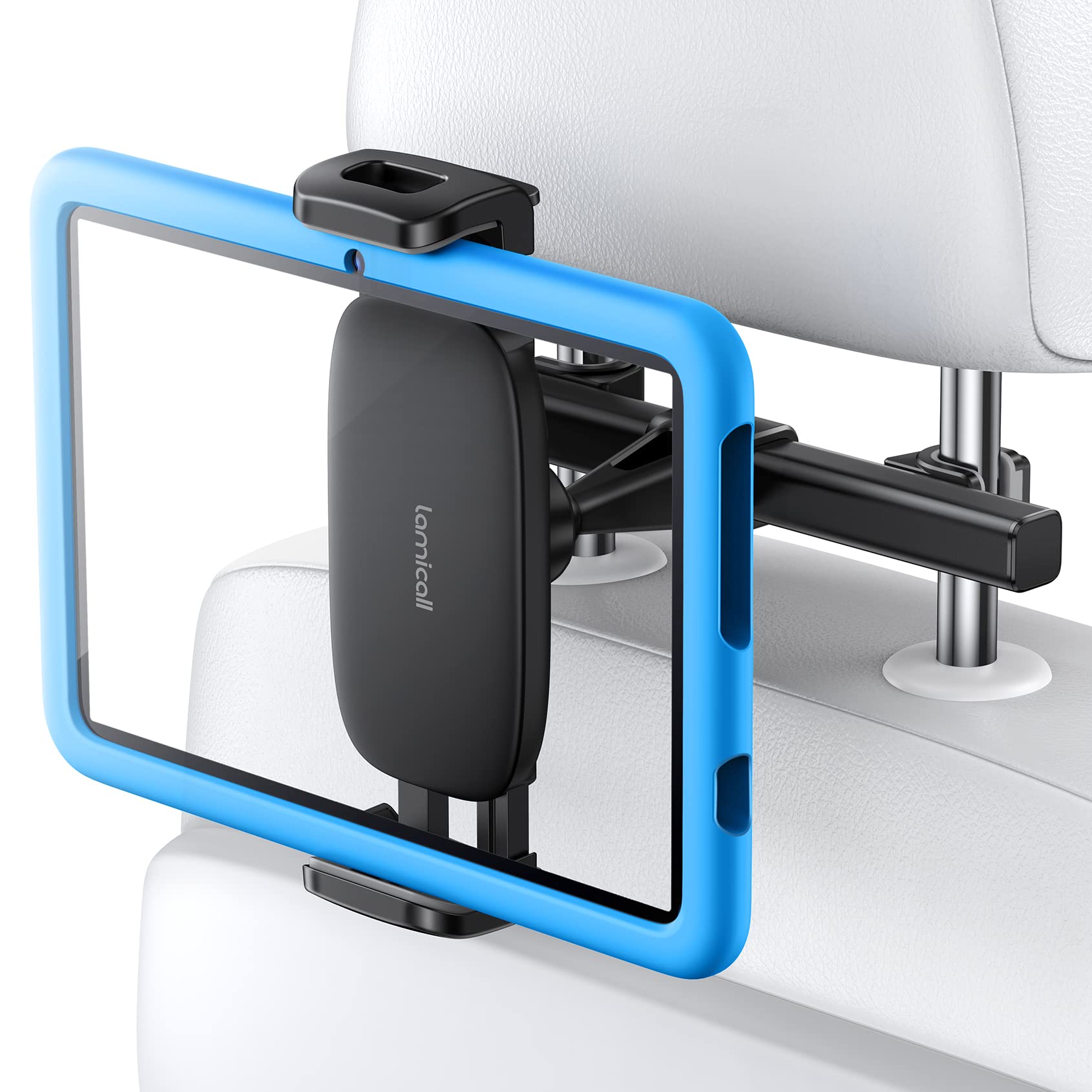 Lamicall Car Tablet Mount, Headrest Tablet Holder - Car Back Seat Travel Tablet Stand for Kids, Compatible with iPad Pro Air Mini, Galaxy Tab, Fire HD, 4.7-13" Cell Phone, Tablets and Devices