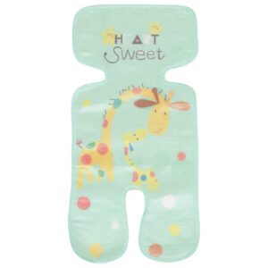 toddmomy children car cooler pad summer stroller ice cooler mat baby cushion for stroller newborn dining chair (light green)