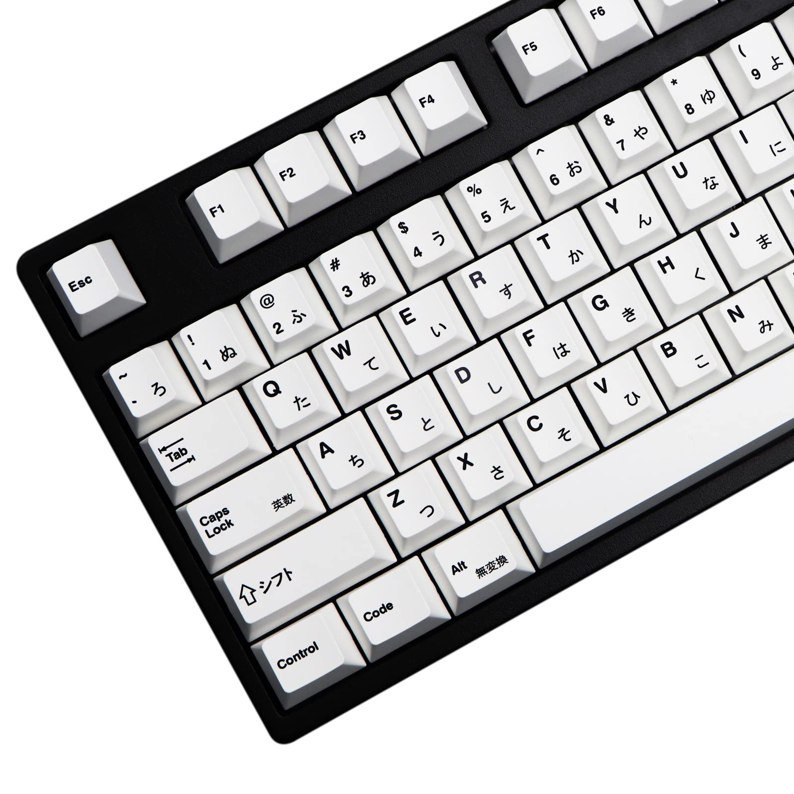 MOLGRIA Keycaps Pure White, 137 Set Simple White Keycaps for Gaming Keyboard, PBT Cherry Profile Dye Sublimation Keycap for Gateron Kailh Cherry MX 104/87/74/68/64/61 60 Keyboard