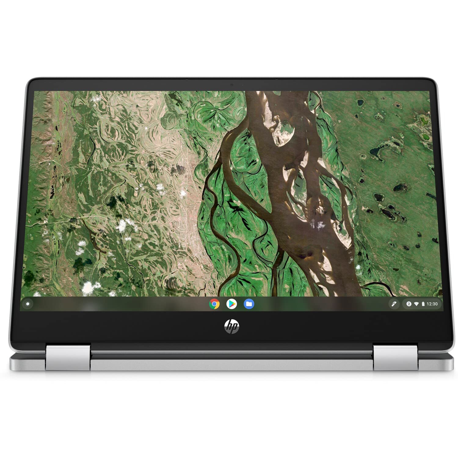 HP Chromebook x360 14b-cb0003ca 14-inch FHD 2-in-1 Touchscreen Laptop Notebook Intel Pentium Silver N6000 8 GB RAM; 128GB eMMC Computer PC Wifi Bluetooth USB C Port Google Chrome OS, Silver (Renewed)