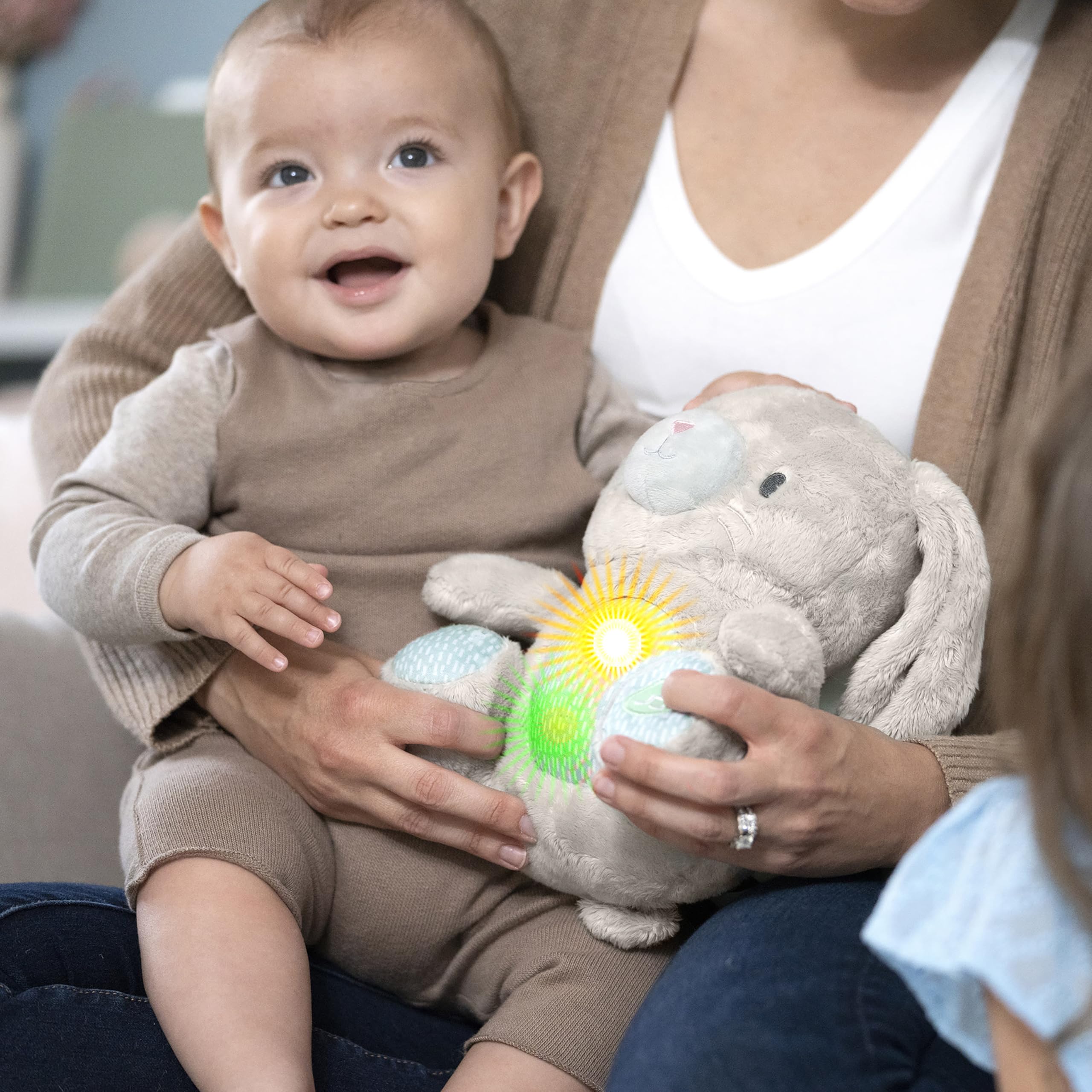 Ingenuity Heart to Hugs Sylvi Soothing Plush Toy with Lights, Vibrations, & Music