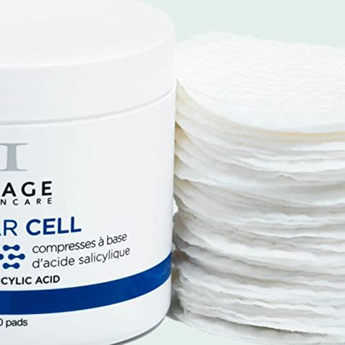 IMAGE Skincare, CLEAR CELL Salicylic Clarifying Pads, Exfoliating Wipes to Clarify Pores for Oily Prone Skin, 60 Pads