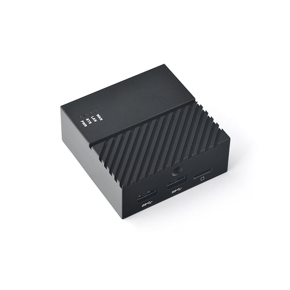 FriendlyElec Nanopi R4S Mini Router OpenWRT with Dual-Gbps Ethernet Ports 4GB LPDDR4 Based in RK3399 Soc for IOT NAS Smart Home Gateway (Without MAC Chip)