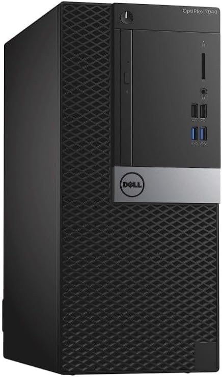 Dell OptiPlex 7040 Mini Tower PC, Intel Quad Core i7-6700 3.40GHz, 16GB DDR4 512GB NVMe M.2 SSD 2TB HDD, AX200 Built-in WiFi 6 Bluetooth 5.2 HDMI Wireless Keyboard & Mouse Windows10 Pro (Renewed)