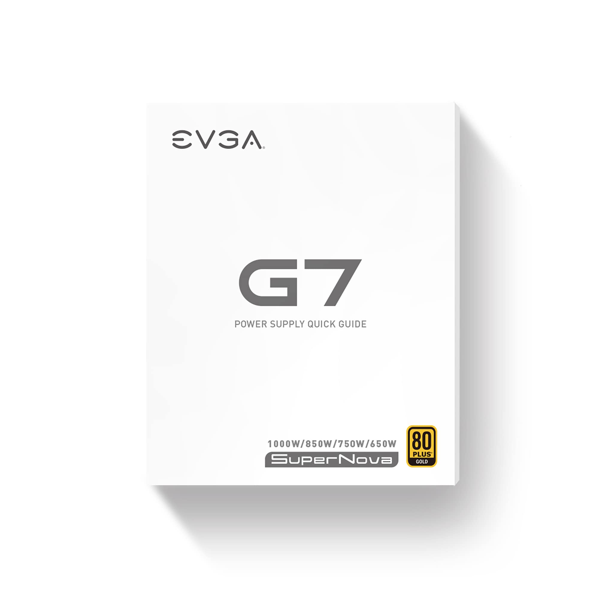 EVGA Supernova 750 G7, 80 Plus Gold 750W, Fully Modular, Eco Mode with FDB Fan, 10 Year Warranty, Includes Power ON Self Tester, Compact 130mm Size, Power Supply 220-G7-0750-X1