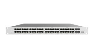 cisco meraki ms120-48lp-hw 48-port gigabit poe+ cloud managed switch [unclaimed - no license] (renewed)