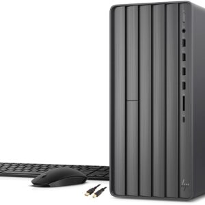 hp 2022 newest envy desktop, intel core i7-10700 processor, 32 gb ram, 2tb ssd storage + 1tb hdd, wi-fi 5, windows 11 pro, usb wired keyboard and mouse combo