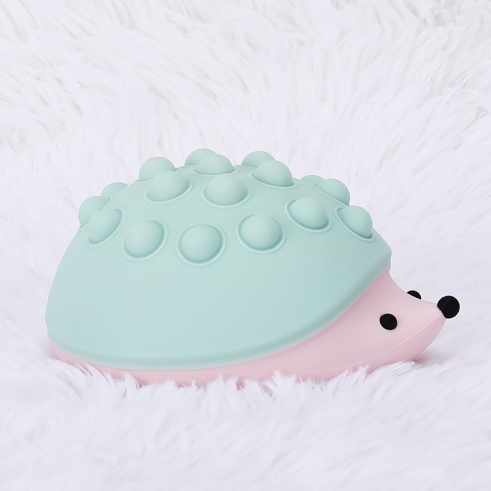 LOVERUIS Animal Night Lamp - Nightlight for Kid Hedgehog Lamp 5 Breathing Color Light Birthday Halloween Christmas Gift with USB Rechargeable for Toddlers Children Bedroom (Green)…