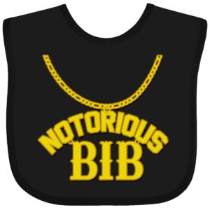 inktastic notorious bib baby bib black 1c5d1