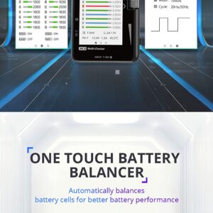 ToolkitRC MC8 Mini Size Cell Checker 32 Bit Battery Multi-Checker PWM Output PPM SBUS Readout with USB-C Fast Charging