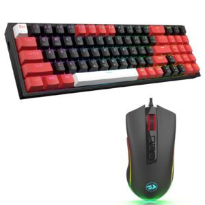 redragon k628 pro 60% keyboard m711 gaming mouse bundle