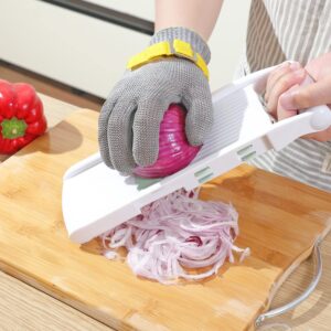 Dowellife Comfortable Level 9 Cut Resistant Glove Food Grade, Mesh Metal Kithcen Glove for Chef Oyster Shucking Mandoline Knife Butcher Meat Cutting