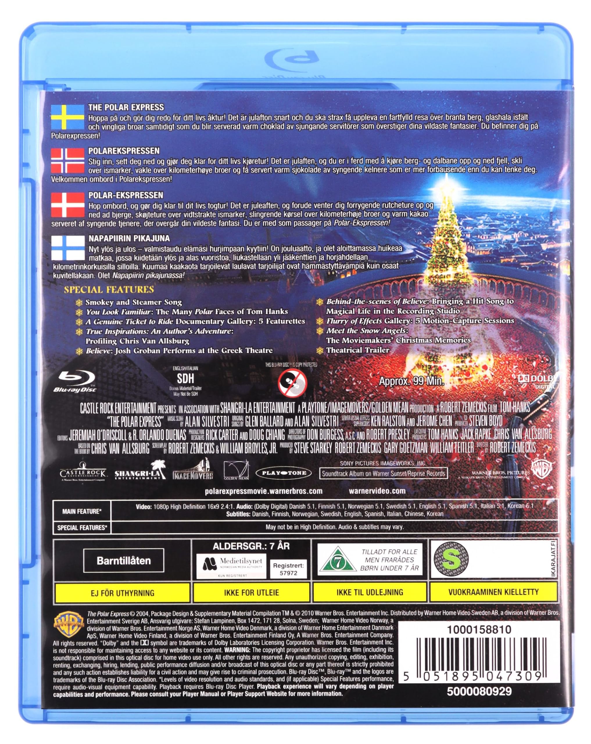 Polar Express The - Blu Ray/Movies/Standard/Blu-Ray