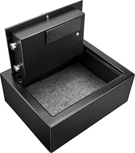 BARSKA AX13762 Top Opening Keypad Security Home Drawer Safe,Black, 0.21 Cu Ft