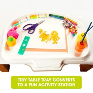 Ginsey Tidy Table Activity and Meal Tray, Grey - Portable Meal Tray, Activity Tray, Kids Activity Tray