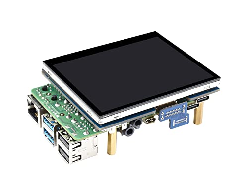 Waveshare 3.5inch HDMI LCD, Compatible with Raspberry Pi 5/4B/3B/Zero/Zero W/Zero 2W/Pico/Pico W/Pico WH, Capacitive Touch IPS LCD Display, 640×480, Audio Jack