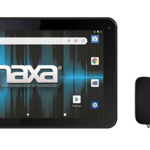 Naxa Electronics NID-7022 Android 11 Tablet with 7” HD TN Screen and Pouch 1.6 GHz Quad Core Processor, 2GB Ram, 16GB Storage, Front and Rear Cameras, Speaker and Microphone, Black