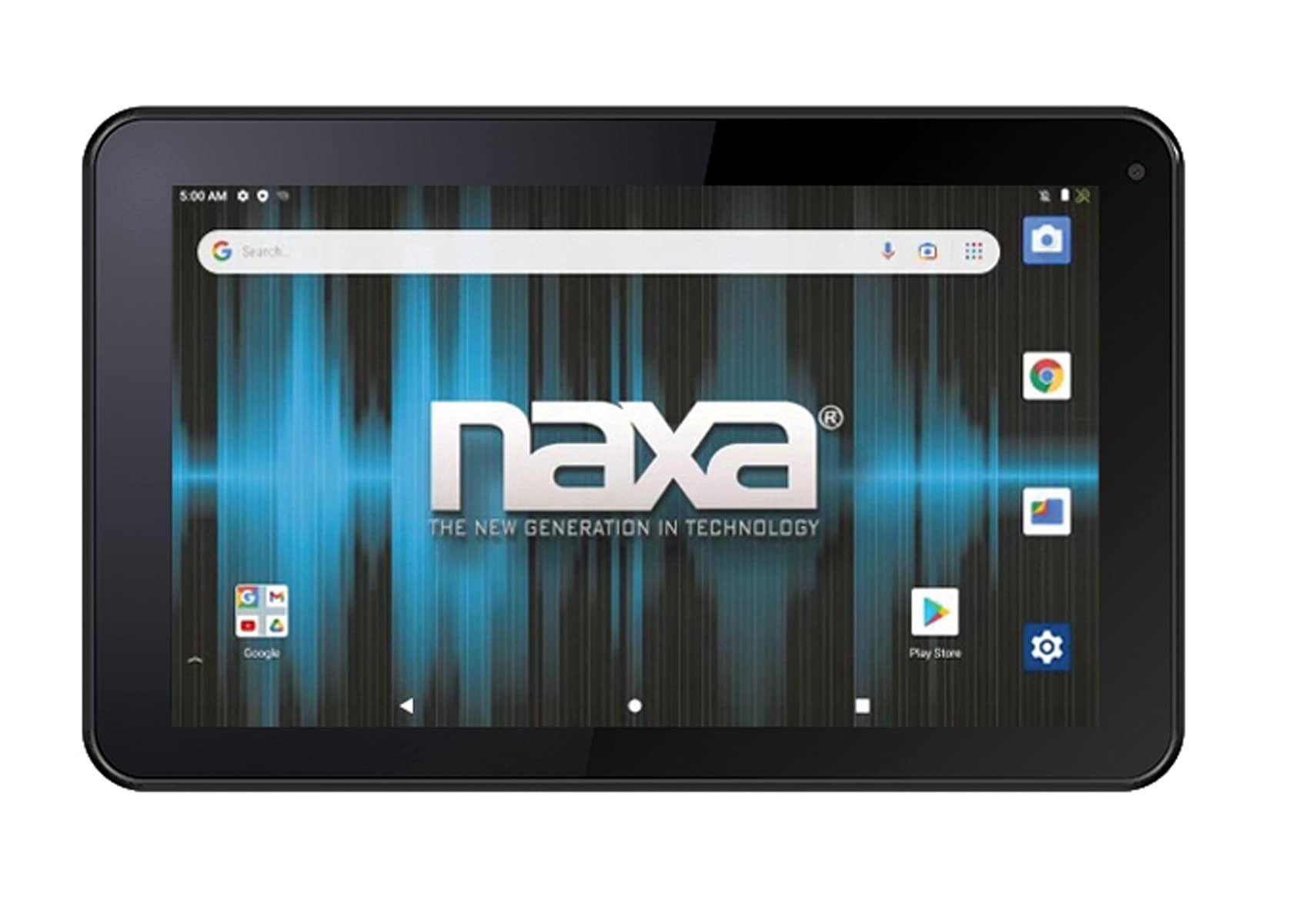 Naxa Electronics NID-7022 Android 11 Tablet with 7” HD TN Screen and Pouch 1.6 GHz Quad Core Processor, 2GB Ram, 16GB Storage, Front and Rear Cameras, Speaker and Microphone, Black