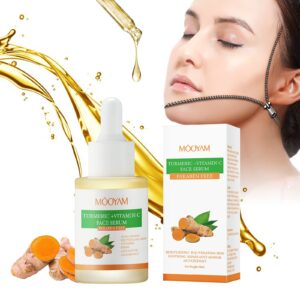 Turmeric Dark Spot Corrector Serum Turmeric and Vitamin C Serum for Face Dark Spot Correcting Glow Serum Dark Spot Remover for Face Tumeric Serum Acne Dark Spots Hyperpigmentation Smooth Skin 1oz