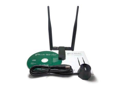 Panda Wireless® PAU0D AC1200 Wireless AC USB Adapter w/Dual Antennas - Windows 7/8/10/11/2019/2022, Chrome OS, Zorin, MXLinux, Mint, Ubuntu, Fedora, openSUSE, Rocky, Kali Linux and Raspbian