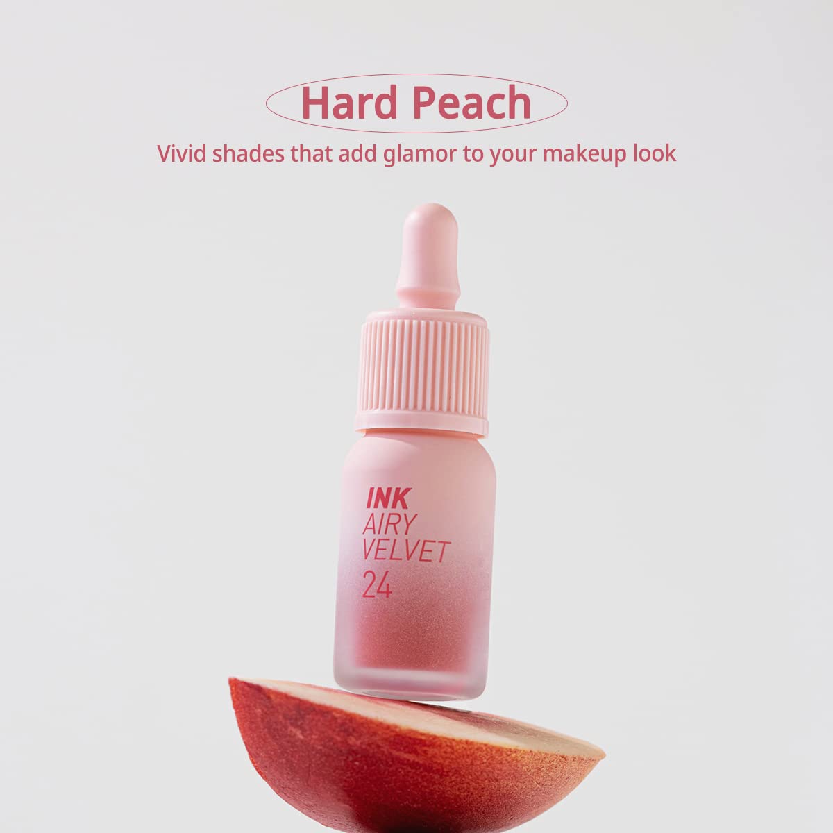 Peripera Ink Airy Velvet Lip Tint, Liquid Lip (0.14 fl oz, 022 CENTER PEACH)