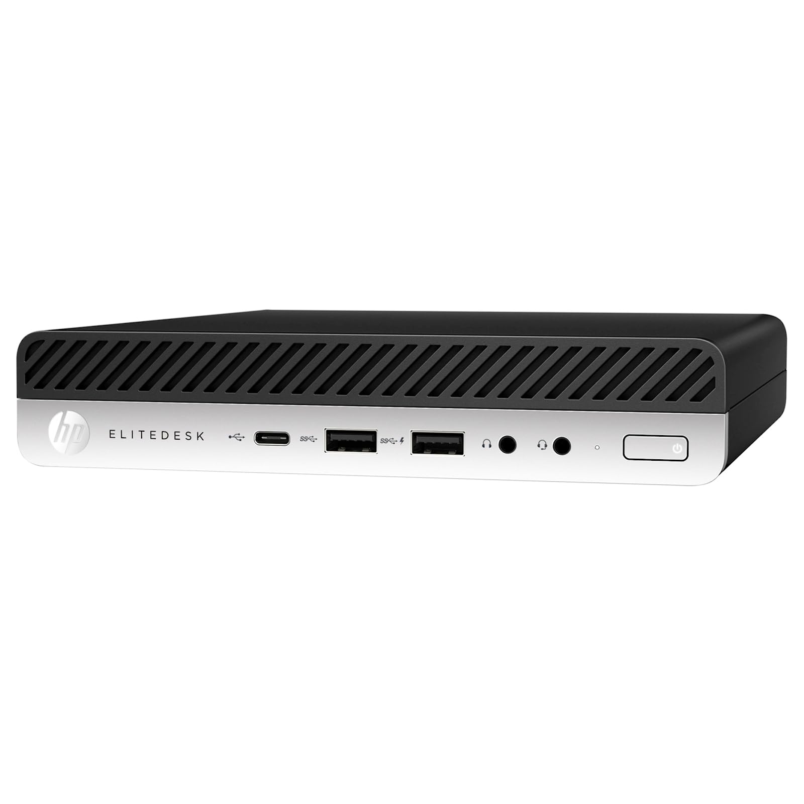 HP EliteDesk 705 G4 Mini Desktop Computer, AMD Quad-Core Ryzen 5 Pro 2400GE 3.2GHz, 8GB RAM, 256GB SSD, Windows 10 Pro (Renewed)